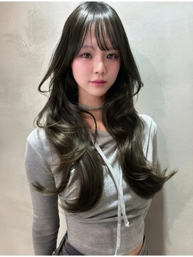 レーヴバイロンド 仙台(Reve by Lond) 仙台レイヤーカット韓国巻きくびれ巻き前髪ハッシュカット