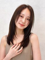 シンス 銀座(since)&nbsp;ミディアムレイヤー/顔周りレイヤー/小顔ヘア/似合わせカット