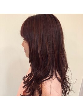 ミミ ヘアーサロン(Mimi) ハイライトピンクカラー