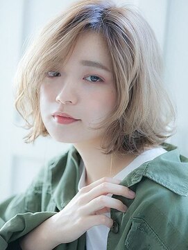 シエル ハーバーランド umie店(CIEL) ハイトーンミルクティースイングボブ