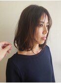 大人かわいい　抜け感切りっぱなしロブ！　遠藤至
