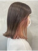 インナーカラー×サーモンピンク (OIKAWA)
