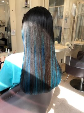 ヴィサージュエーデル(VISAGE edel) アクアブルー♪インナーカラー