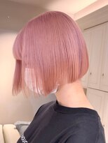 ベレーザ 渋谷(BELEZA)&nbsp;ba44ニュアンスカラー2wayオン眉ボブミルクティーピンクベージュ