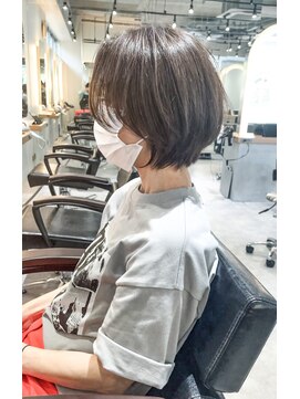 サロンドミルク 新百合ヶ丘店(salon de MiLK) 大人可愛い脱白髪染めショート［新百合ヶ丘］