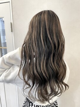 ルクスバイアフィナー(Luxo by Afinar) バレイヤージュ×スモーキーベージュ