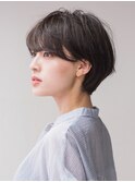 マッシュショート20代30代40代大人可愛い暗髪うる艶髪青山表参道