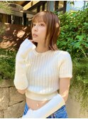 外ハネ×色っぽミディアム