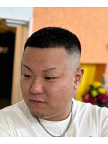 ピシャッとニ代目銀二郎&nbsp;スキンフェードカット【広島/理容室/バーバー】