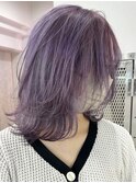 ラベンダーバイオレット[新宿駅/イメチェン/チェリーブラウン]