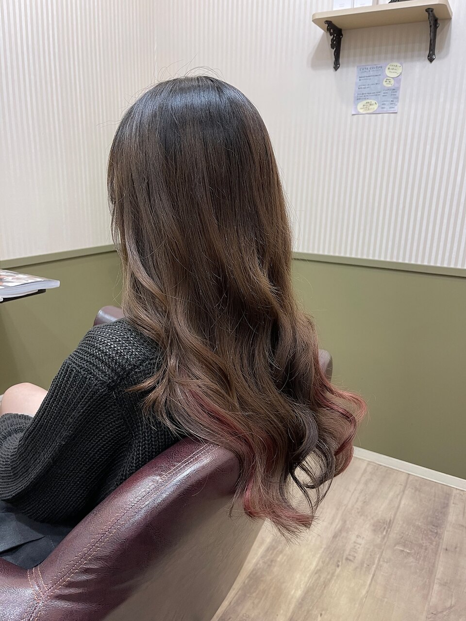 ミディアム→セミロング/シールエクステ50本:L180980609 ミディアム→セミロング/シールエクステ50本:L180980609