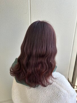 ガリカ シーム(Gallica/SEAM) 【桑原雪音】透け感ピンクベージュ/大人フェミニンミディアム