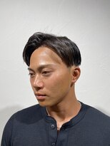 レンゲン(LENGEN) 束感刈り上げビジネス七三ツーブロックアップバング１０１3