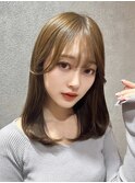 韓国風ヘア×ココアブラウン【新宿/韓国ヘア】
