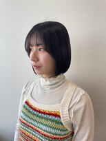 サラ ビューティー サイト 古賀店(SARA Beauty Sight)&nbsp;顔周りカット/結べるボブ/ボブ/似合わせカット/ダークカラー