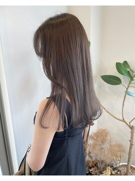 エメ 小山(Aimer) イルミナカラー/グレージュ/ブリーチなし/小山/学割U24/髪質改善