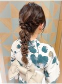 浴衣ヘア/浴衣着付け/浴衣アレンジ/ヘアセット/ヘアアレンジ