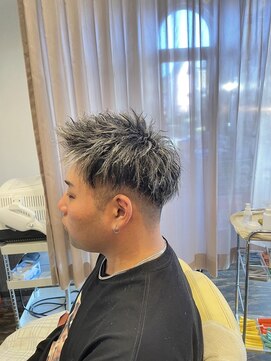 ヘアーイーダッシュ(HAIR E') ツイスパホワイトメッシュ