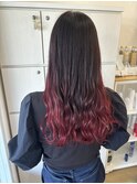 グラデーション×レッドカラー