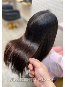 ビート(Beat) 細毛にはsins式で柔らかく美髪矯正