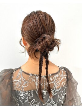 ミンクスオーバー(MINX OVER) 【ヘアセット】カチモリヘア/着物