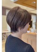 うなじ美人×ショートヘア