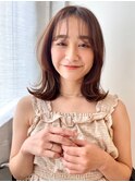 髪質改善カラー韓国レイヤー顔周りカットブリーチボブ立川._.