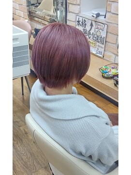 ヘアーブランシェ 貝塚店(HAIR Branche) ピンクカラー