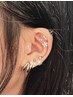 SNSで話題の耳ジュエリー 1粒380円~