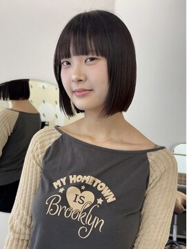 ハル 南平岸(HARU) プツッと切りっぱなしボブ