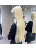 14473ホワイトアッシュ抜きっぱなしブリーチホワイトブロンド