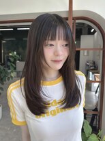 ソピ バイ インビテーション(sopi by invitation)&nbsp;ぱっつん前髪 レイヤーカット 姫カット 顔まわりカット