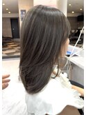 《xena/中島》ワンカールレイヤー×オリーブグレージュ
