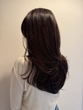 ムード(MOOD,) 暗めカラー/グランマッシュ[レイヤーカット/髪質改善/銀座]