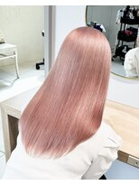 グリームバイフォルテ 藤枝(gream by FORTE)&nbsp;縮毛矯正/髪質改善/ストレート/ブリーチ/ピンクベージュ/藤枝