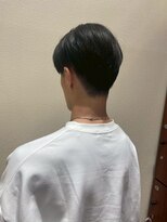 アクセ&nbsp;立体感メンズカット黒髪爽やかビジネスショート20代30代40代50代