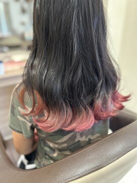 アッシュ 戸田公園店(Ash) グラデーションカラー裾ピンク