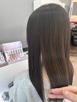 アヴァンス 広島本通店(AVANCE.)&nbsp;着物ヘア/ダークアッシュ/ミディアムレイヤーカット/広島