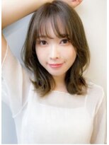 モッズヘア 足利(mod'hair)&nbsp;小顔似合わせカットオリーブベージュ透明感カラーくびれレイヤー