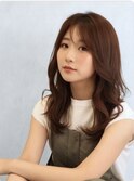 大人セミロング◎小顔レイヤー韓国風30代40代