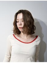 アリー 原宿 表参道(ALLY)&nbsp;髪質改善ブリーチなしベージュブラウンくびれボブ韓国ヘア