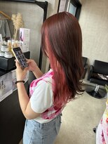 トリコ(ToricO) インナーカラー デザインカラー チェリーレッドチェリーピンク