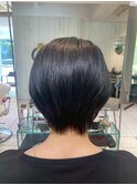 大人美人の黒髪ショート