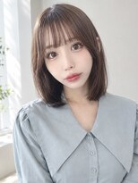 シンク オモテサンドウ(sync omotesando)&nbsp;ボブ/アッシュベージュ/グレージュカラー/髪質改善/前髪カット