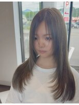 アース 会津若松店(HAIR&MAKE EARTH)&nbsp;ナチュラルブラウン×レイヤーカット