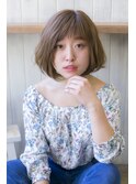 小顔になれる。ふんわりショートボブ