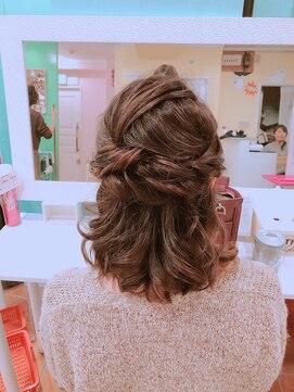 ヘアセットサロン アッシュ 神戸三宮(Ash) Miおまかせハーフアップ☆