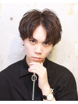 メンズヘア パーカット 下北沢南口店(MEN'S HAIR PERCUT) センター分けマッシュ