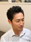 フロント立ち上げる清潔感あるスタイル