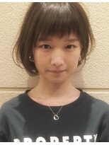 インビテーション(invitation) (invitationお客様スタイル)アシメバングワンカールボブ♪